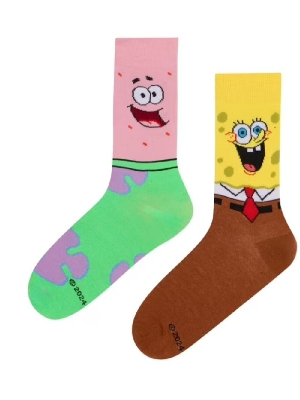 Spongebob And Patrick Star Mens Crew